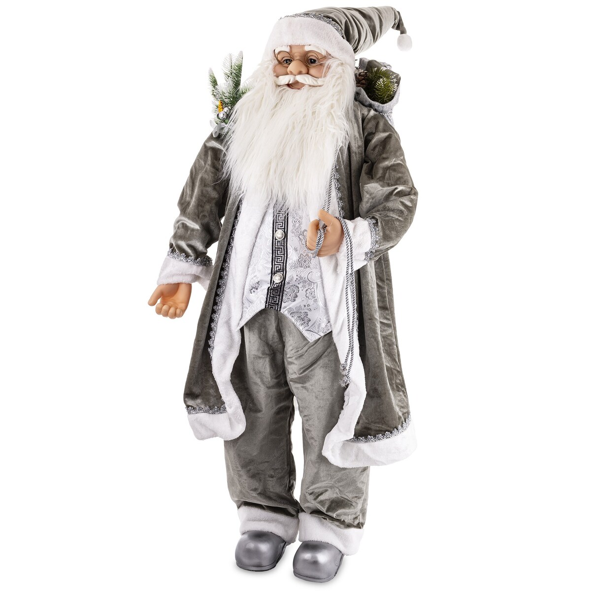 Duża figurka -Święty Mikołaj, 126x55x53 cm