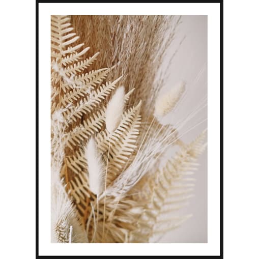 Poster Story, Plakat, Obraz - Suszony Bukiet z Trawy Ozdobnej, wymiary 50 x 70 cm