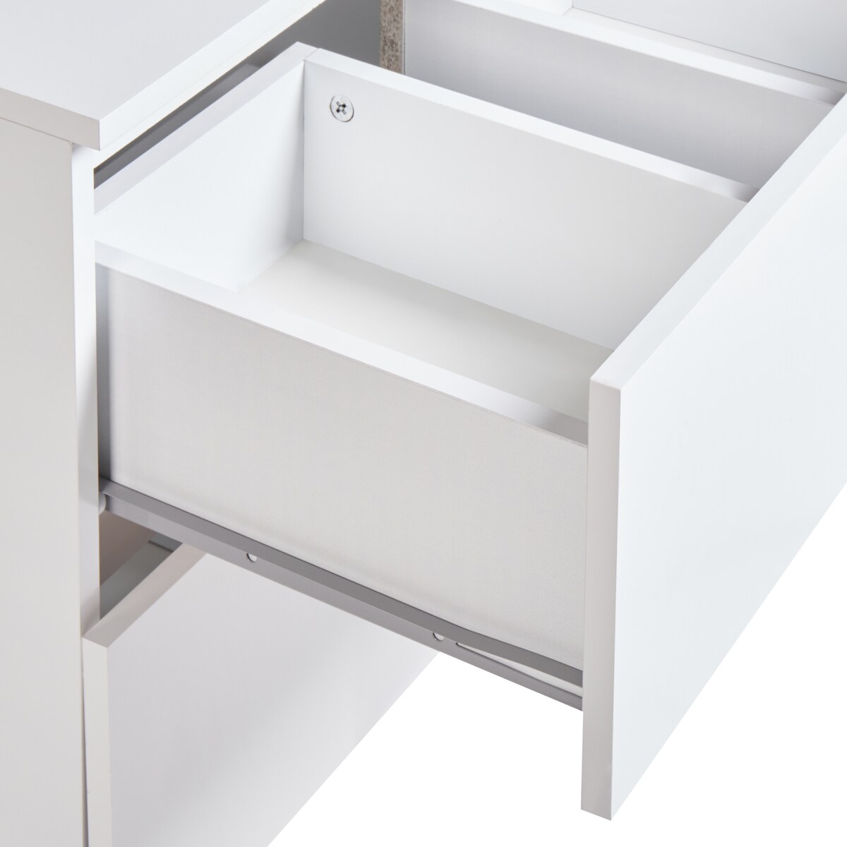 Szafka łazienkowa wisząca pod umywalkę SERRA 60 cm Biały