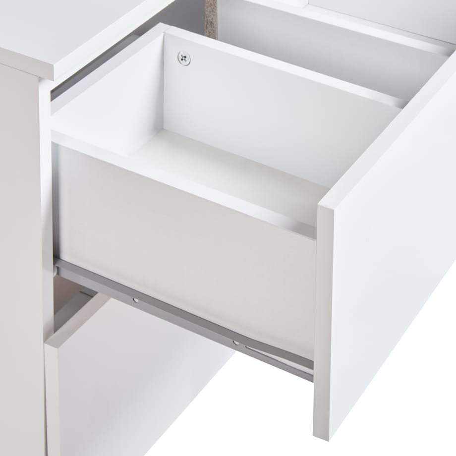 Szafka łazienkowa wisząca pod umywalkę SERRA 60 cm Biały