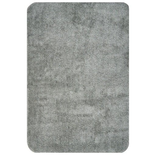 Dywanik łazienkowy URLANA Szary 60 x 90 cm Mikrofibra