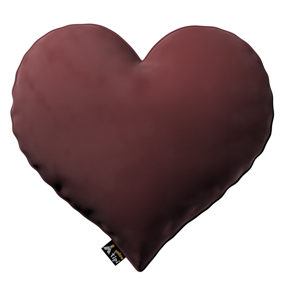 Poduszka Heart of Love, bordowy, 45x15x45cm, Posh Velvet