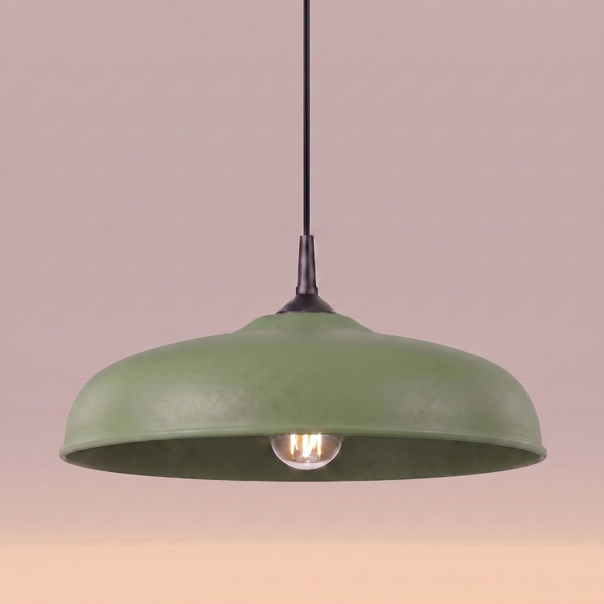 Lampa wisząca GINA zielona oliwka