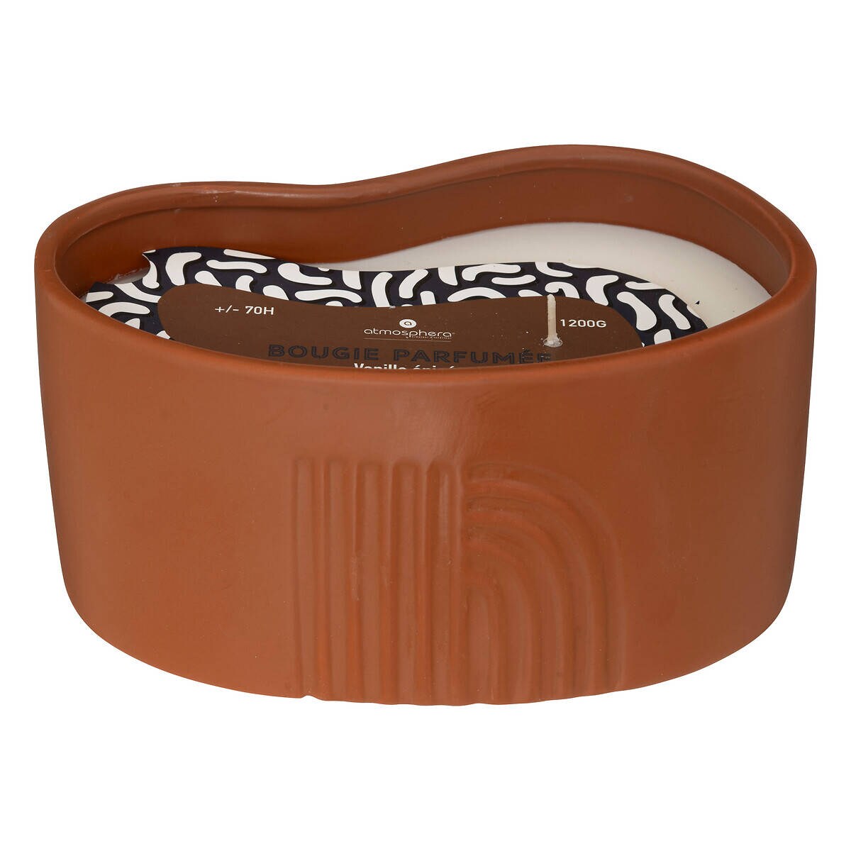 Duża świeca w ceramicznej formie OLME, 1200 g