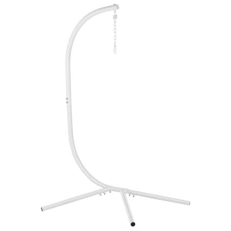 Fotel wiszący ze stojakiem biały ADRIA