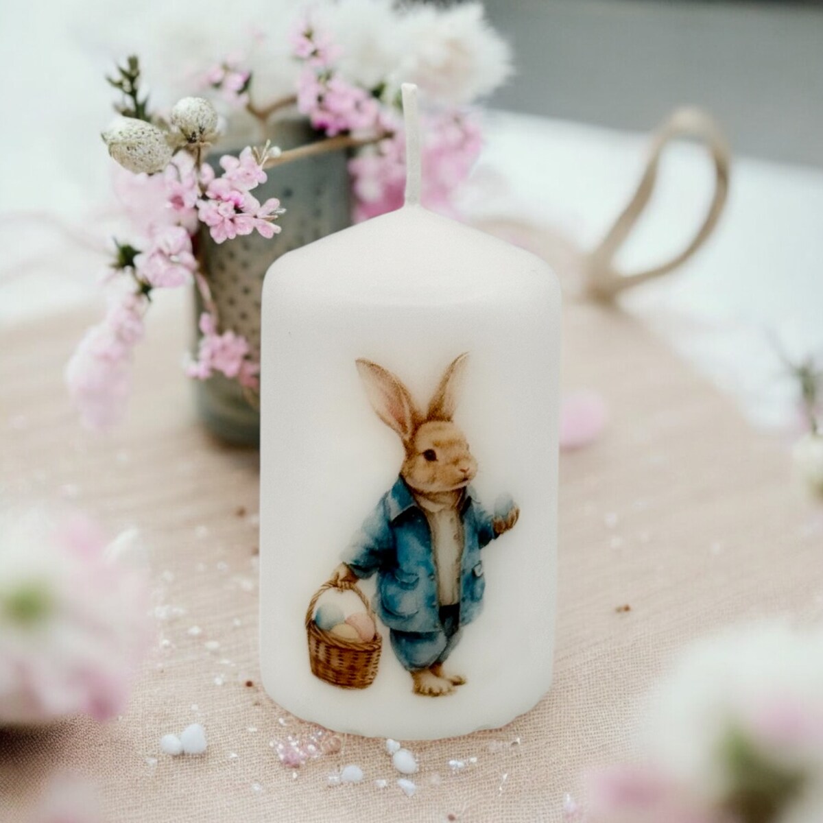 Świeca wielkanocna Zajączek wielkanocny Króliczek świeczka na Wielkanoc