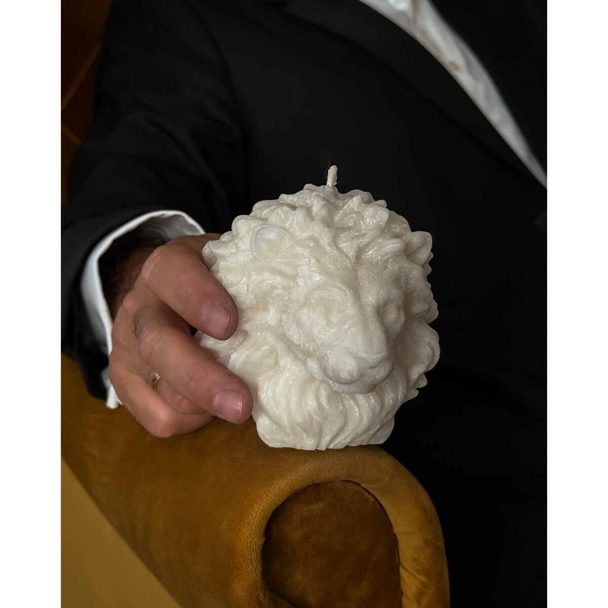 VERKOI Świeca Ozdobna Lion Head