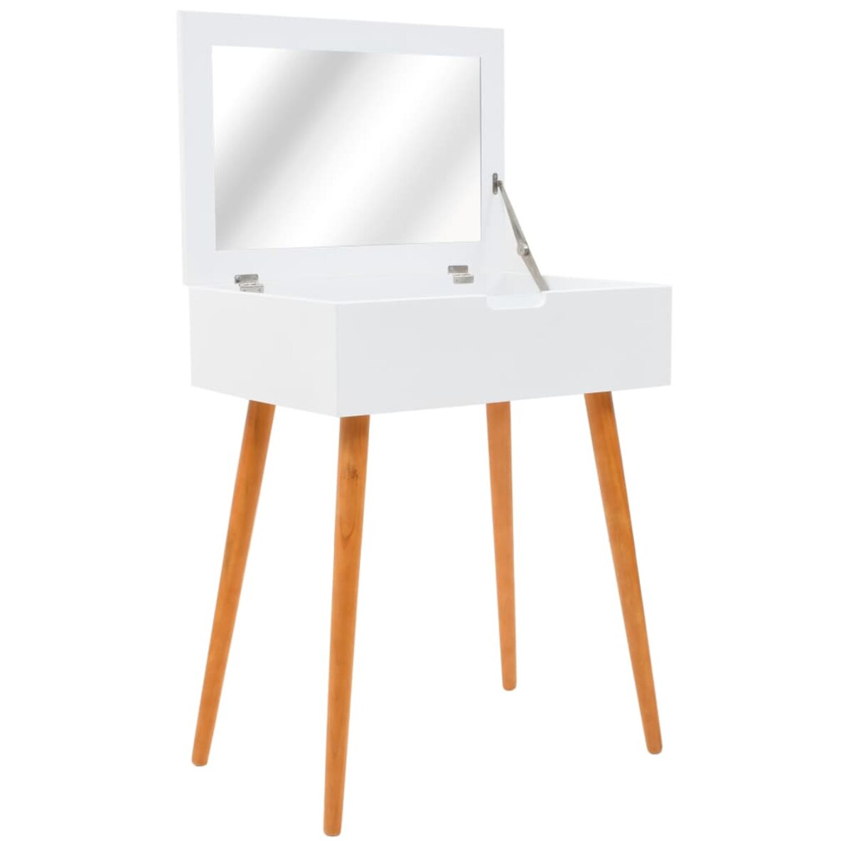 vidaXL Toaletka z lustrem, MDF, 60 x 40 x 75 cm