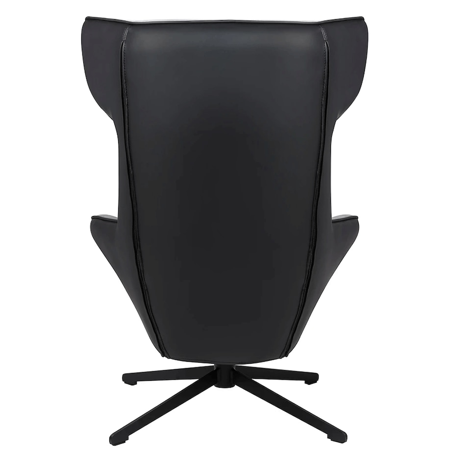 Welurowy fotel obrotowy Vita Velvet MSE011000309.41 czarny, King Home