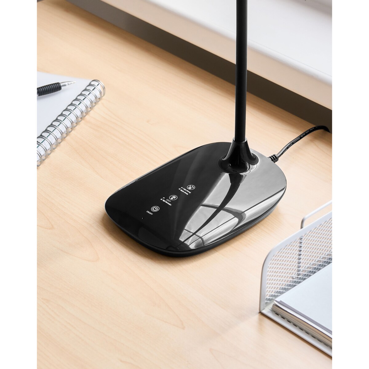 Lampa biurkowa LED HYDRA Ze ściemniaczem Czarny