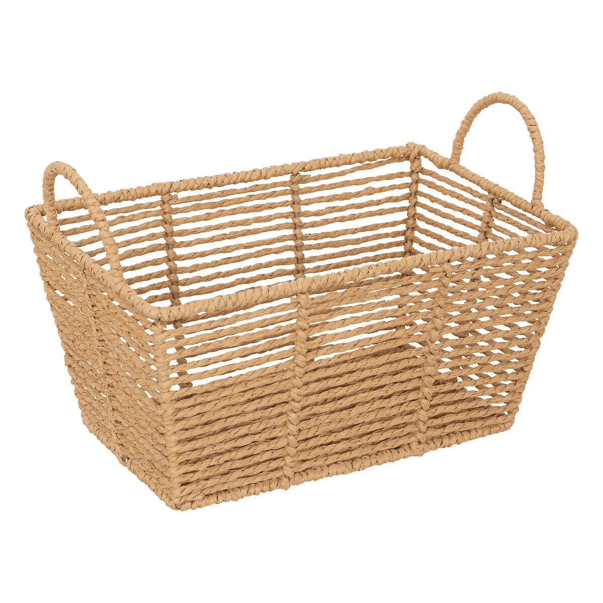 Kosze plecione EUGENE, z uchwytami, 2 sztuki