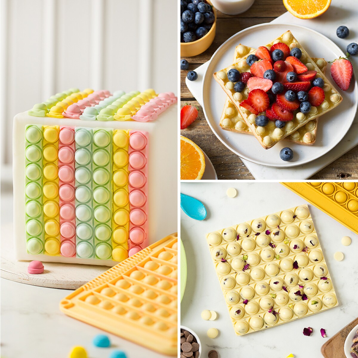 Decora forma silikonowa DECORPOP 13,8 cm - kwadratowa