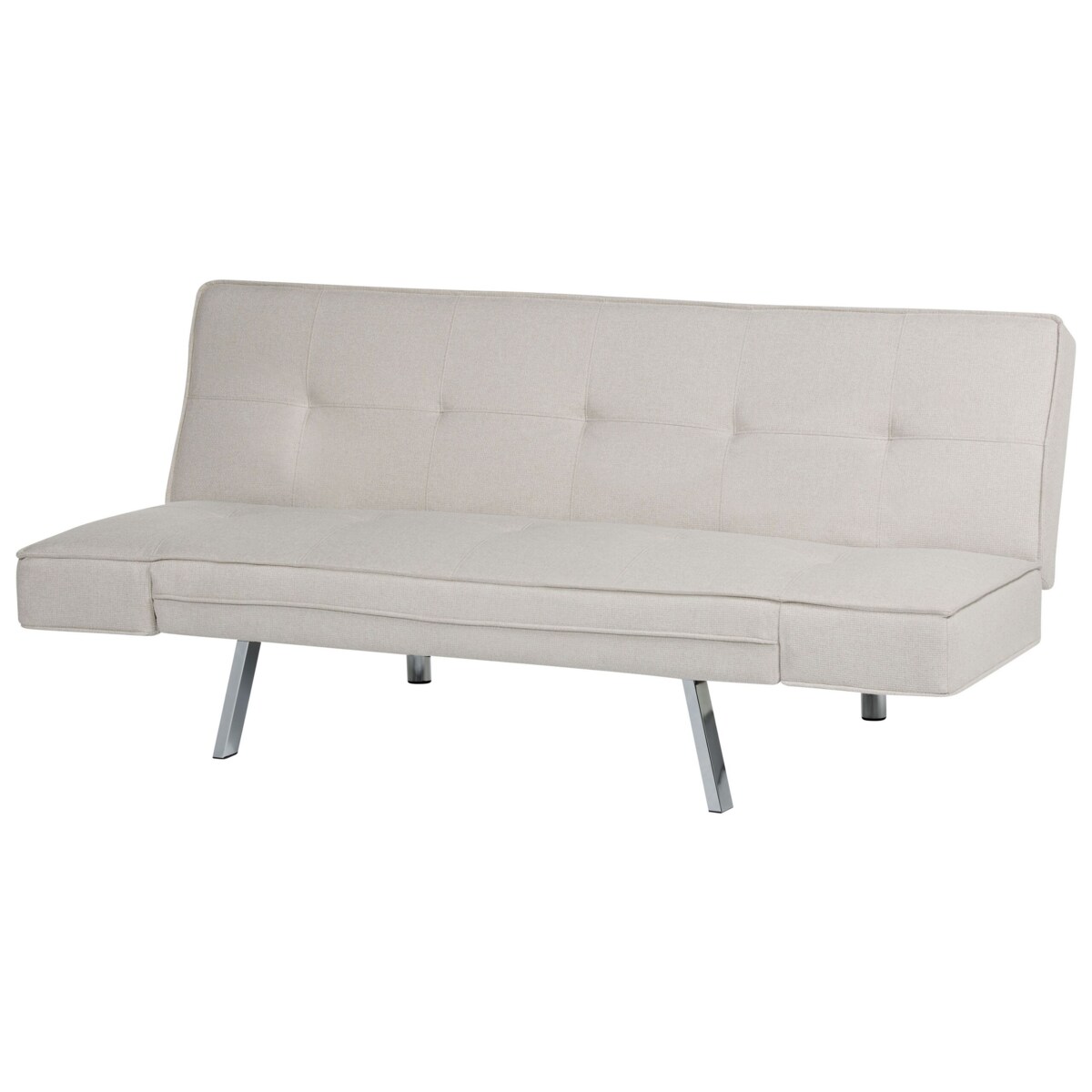 Tapicerowana sofa rozkładana beżowa BRISTOL