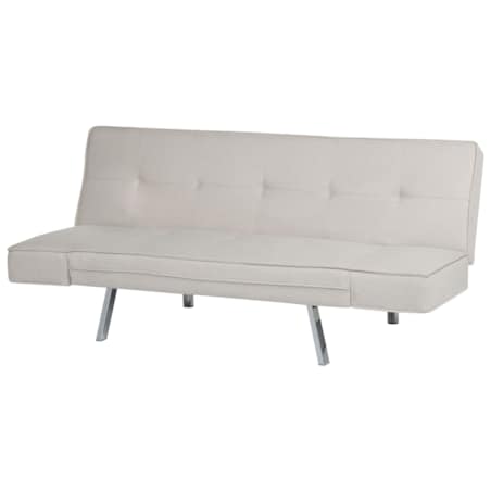 Tapicerowana sofa rozkładana beżowa BRISTOL