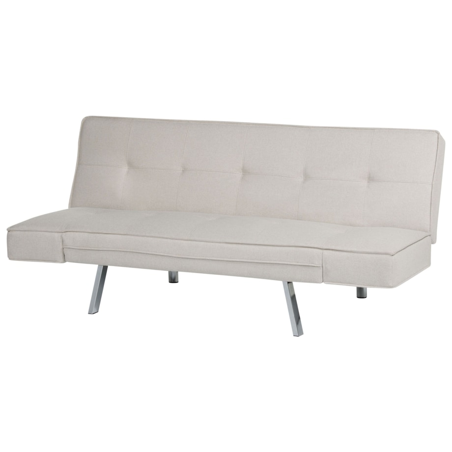 Tapicerowana sofa rozkładana beżowa BRISTOL