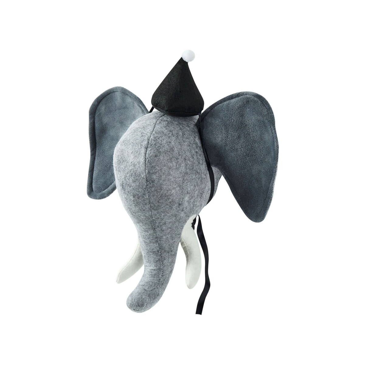 Pluszowa dekoracja ścienna słoń szary BADOU