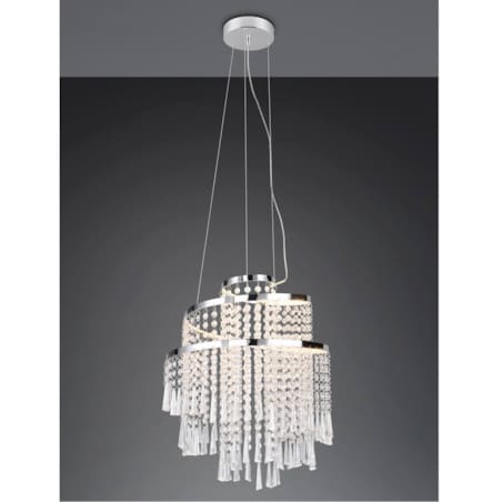 Kryształowy żyrandol Pomp R37341106 RL Light LED 30W 2700-6500K przezroczysty chrom