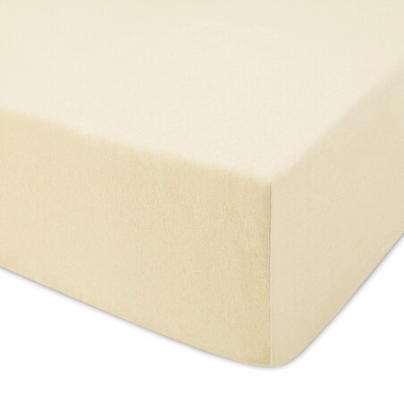 Prześcieradło jersey z gumką 60x120 kolor Krem