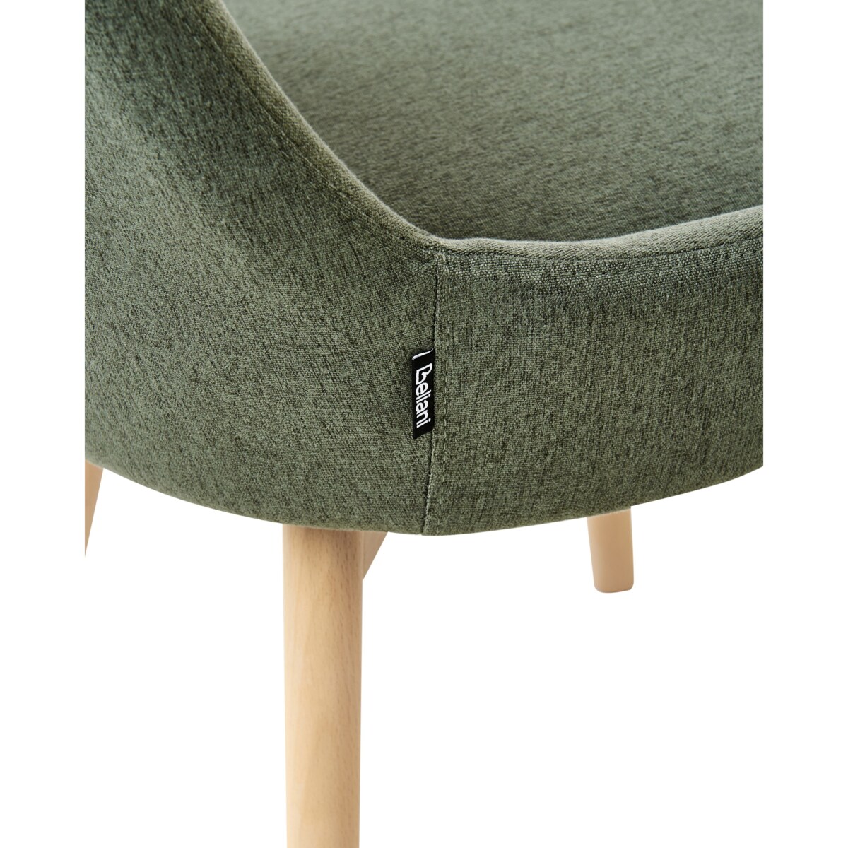 Zestaw 2 krzeseł do jadalni MELFORT Ciemnozielony