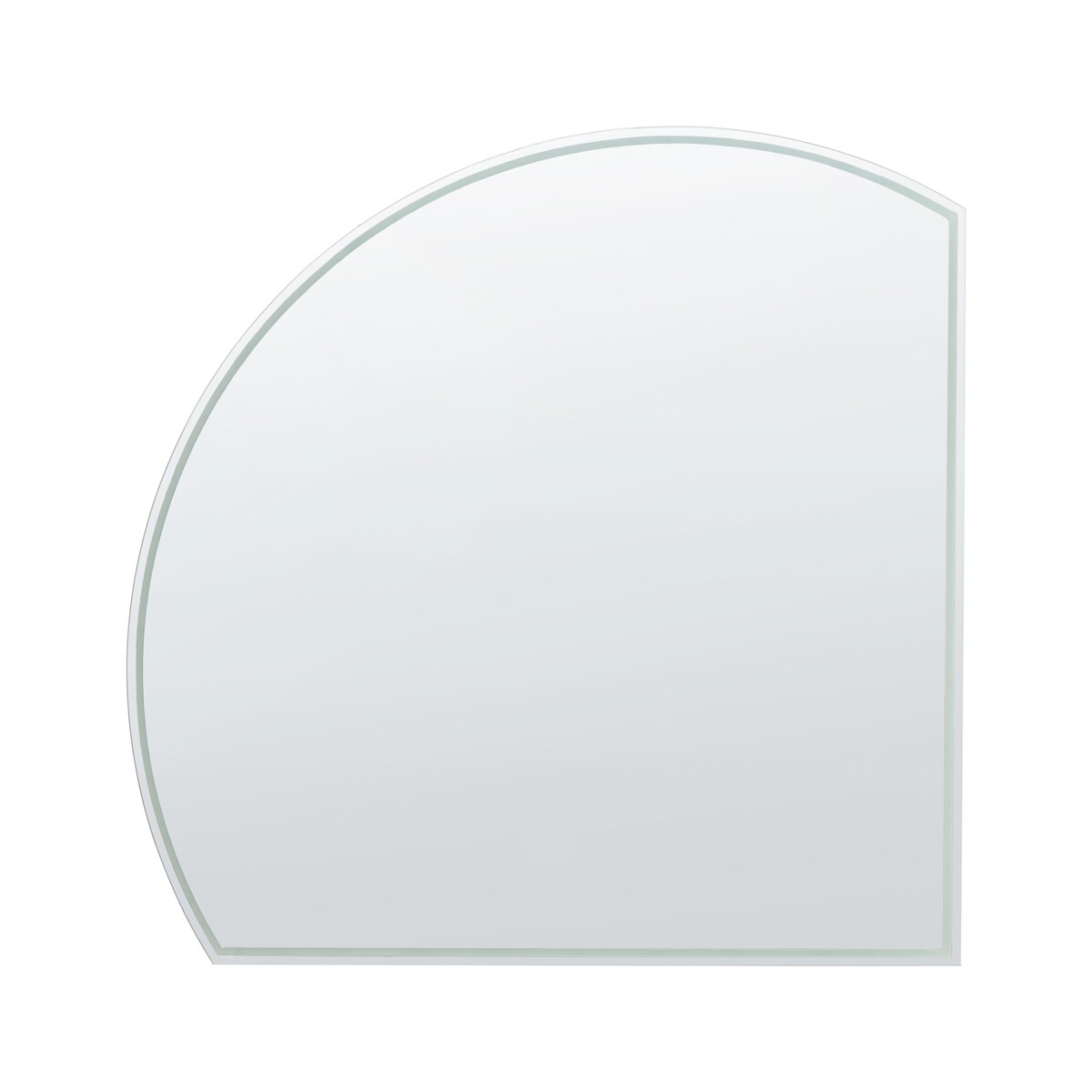 Lustro łazienkowe LED OZENAY 100 cm 100 cm Srebrny
