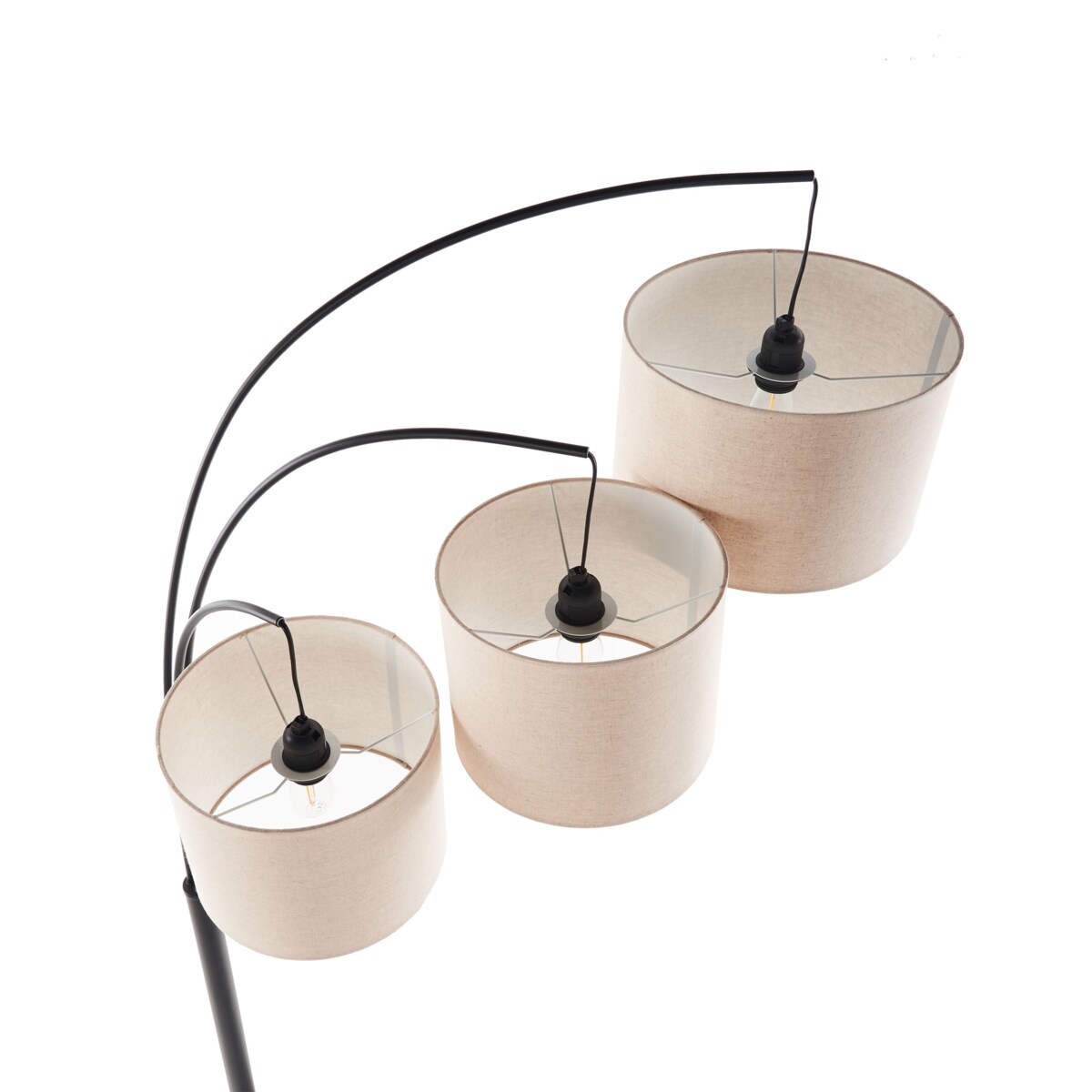 Lampa podłogowa CARONI Len Beżowy