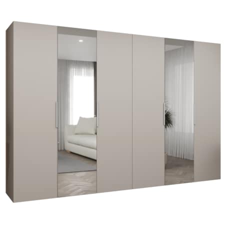 Szafa uchylna otwierana MARBELLA 2 300 wys. 202 cm Kaszmir + u. Kaszmir