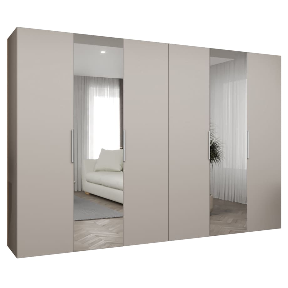 Szafa uchylna otwierana MARBELLA 2 300 wys. 202 cm Kaszmir + u. Kaszmir