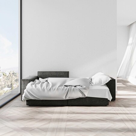 Melow Sofa narożna - antracytowa