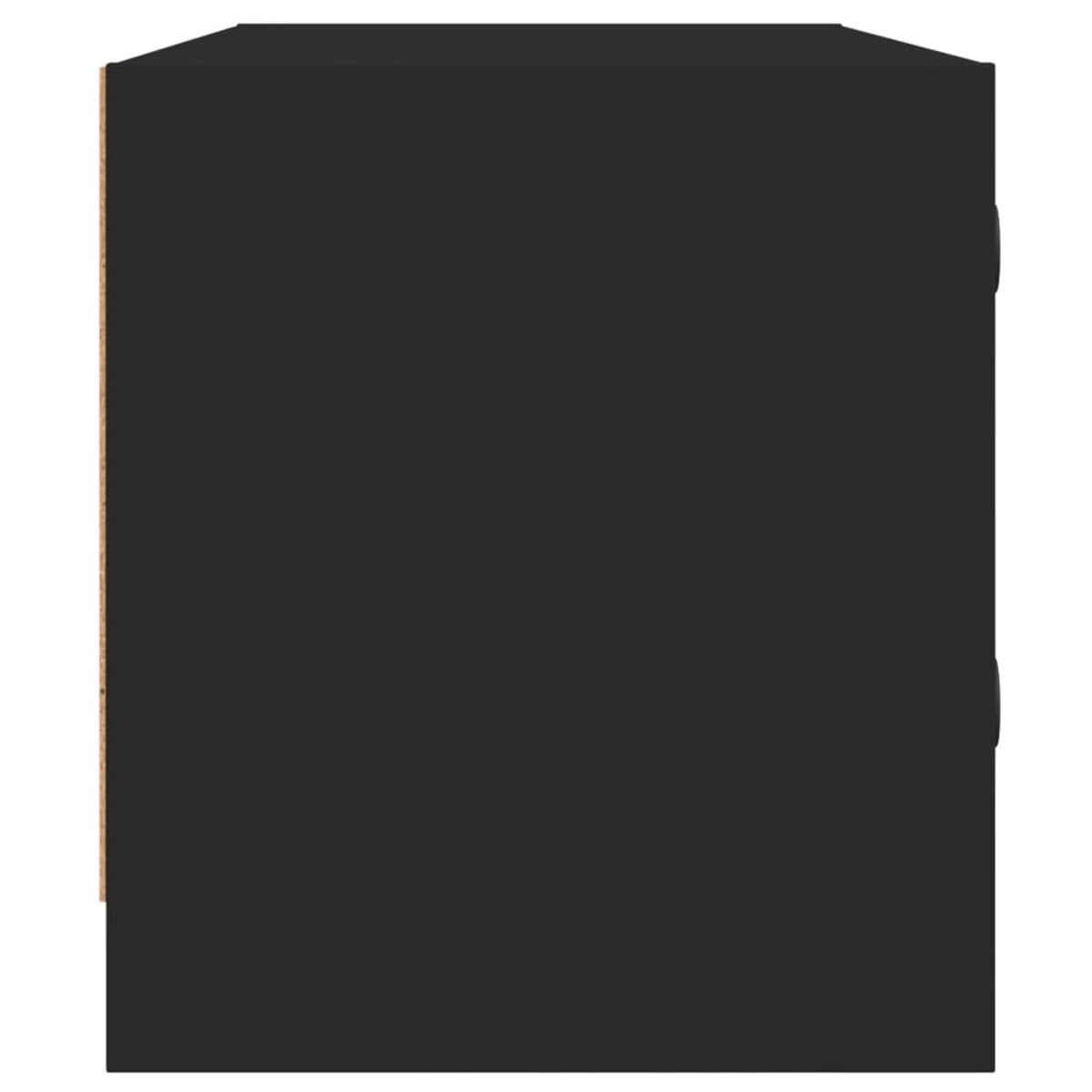 vidaXL Szafka TV ze szklanymi drzwiami, czarna, 102x37x42 cm