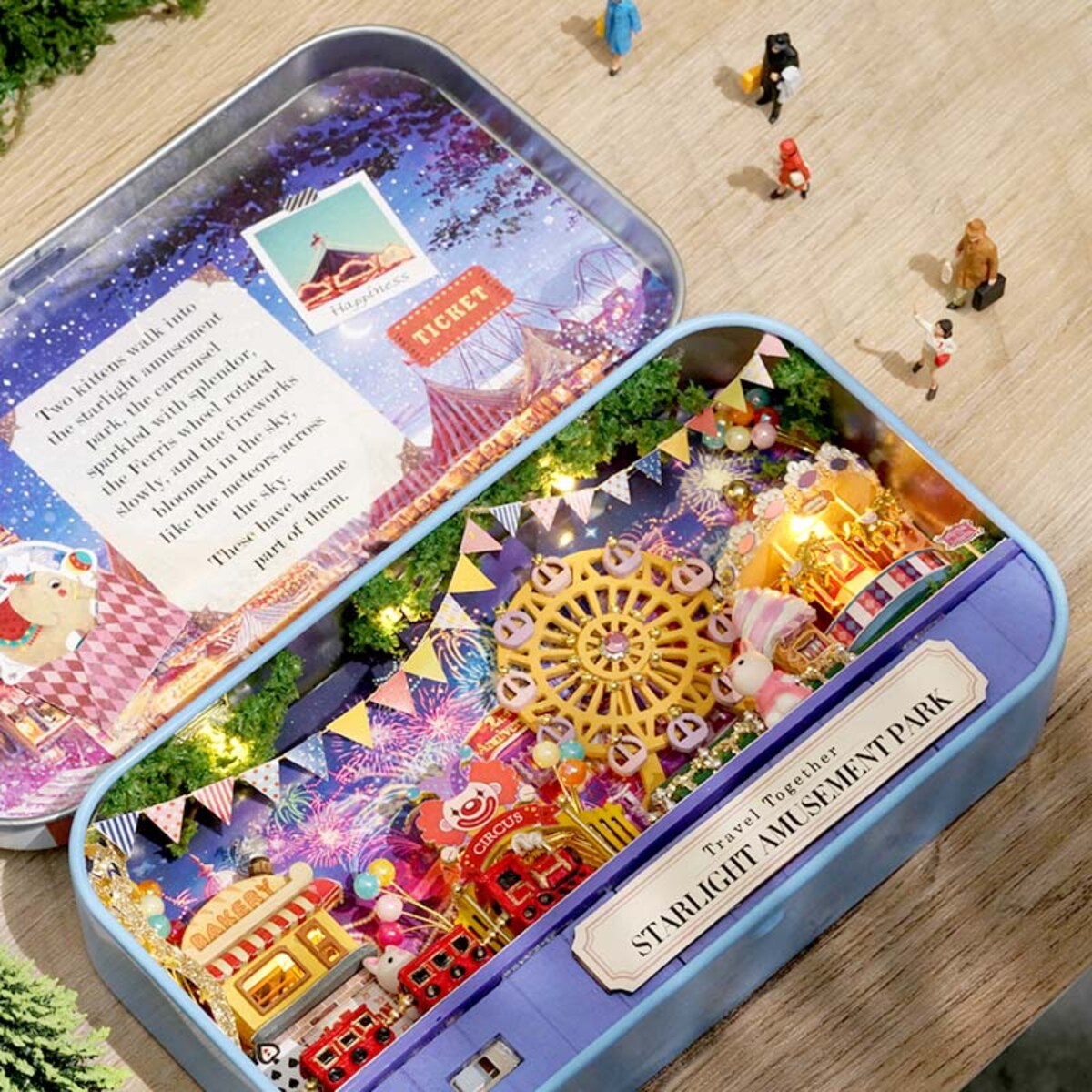 Miniaturowy domek DIY - Wesołe miasteczko