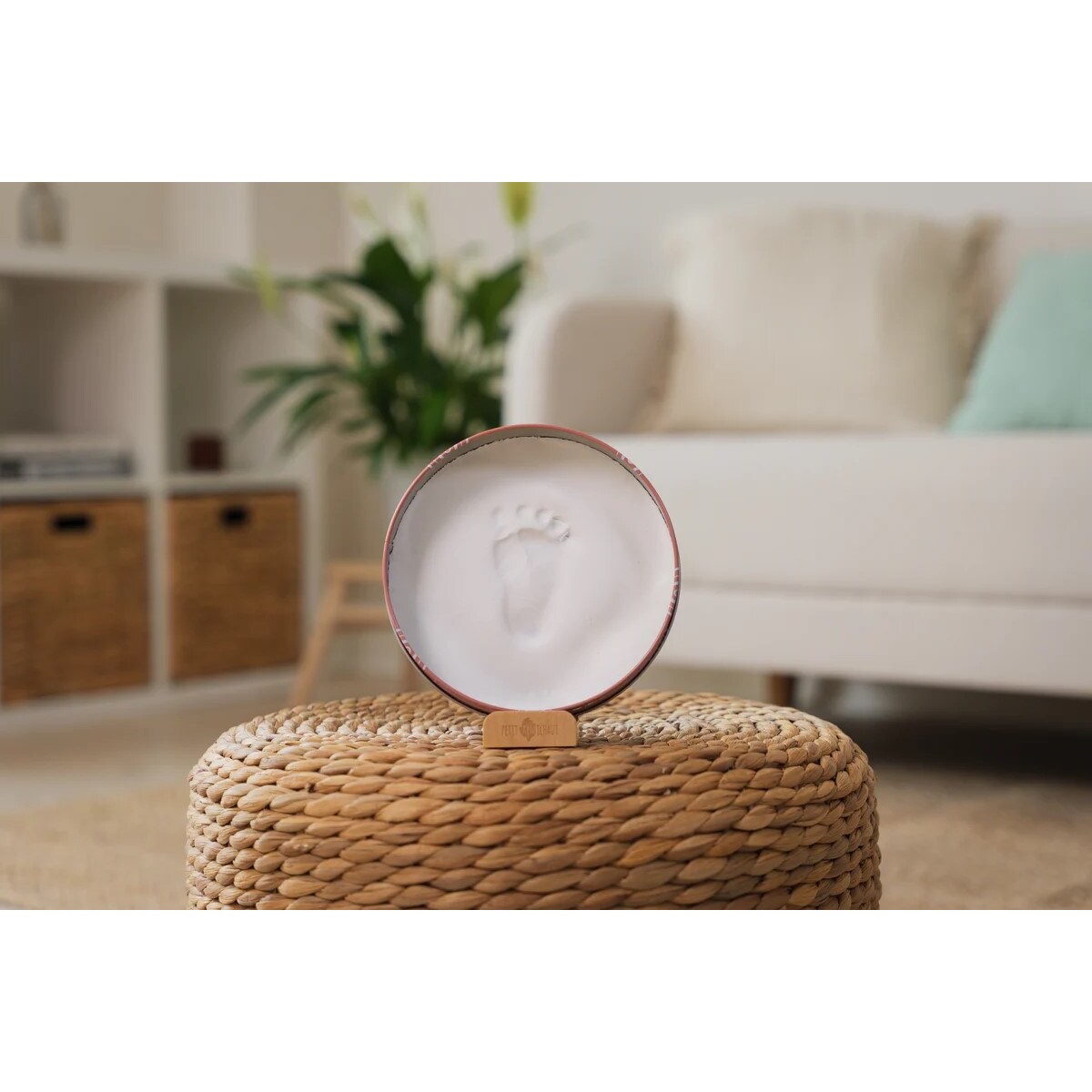 Okrągłe pudełko na odcisk Petit Artichaut - Tęcza