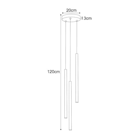 Lampa wisząca K-5836 z serii SUNO