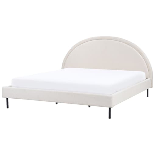 Łóżko MARGUT 180 x 200 cm Jasnobeżowy