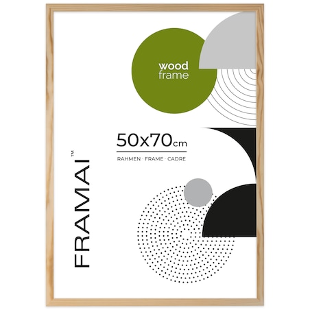 Ramka na zdjęcia 50x70 cm ramka z drewna surowego pion poziom ramka prostokątna RAW DIY