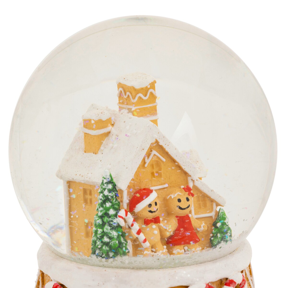 Kula śnieżna, domek z piernika, Ø 10 cm