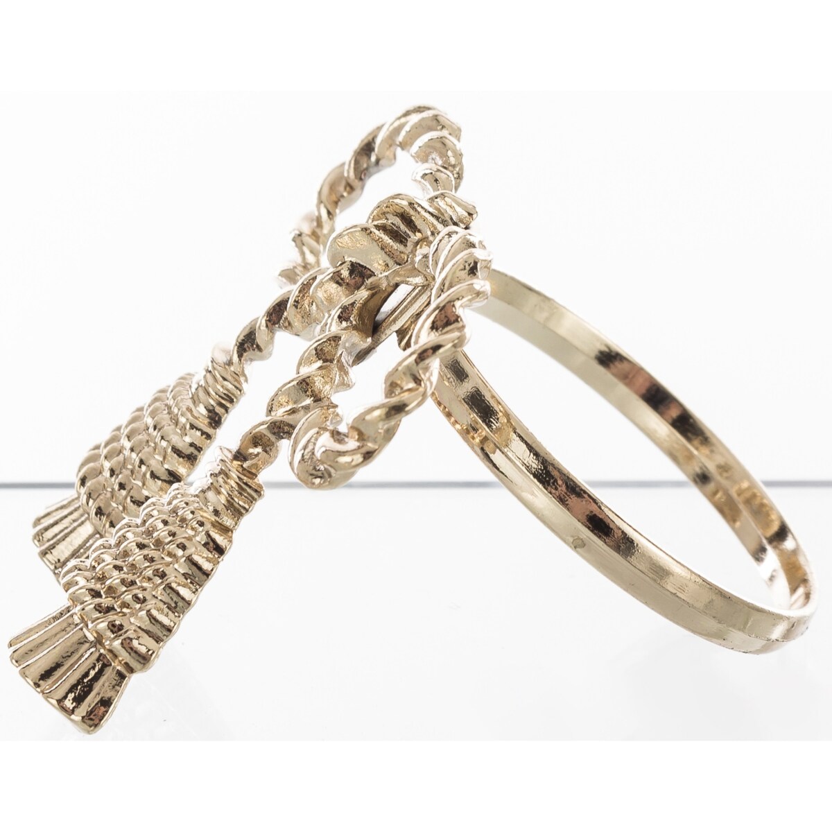 Obrączki na serwetki 4 szt. CORDAS