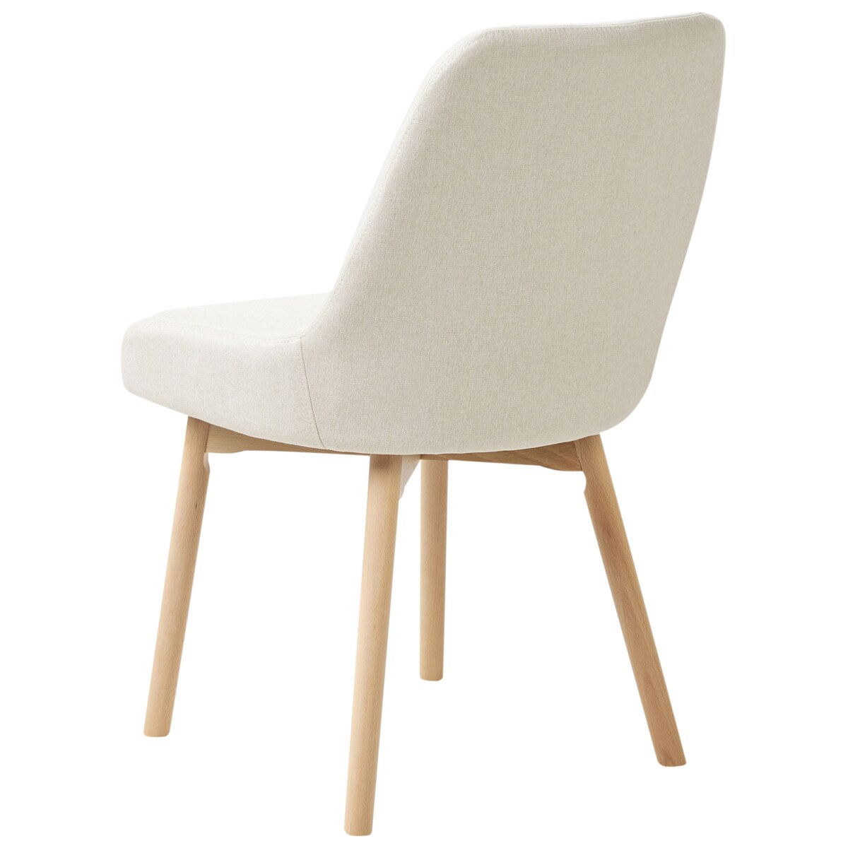 Zestaw 2 krzeseł do jadalni MELFORT II Jasnobeżowy