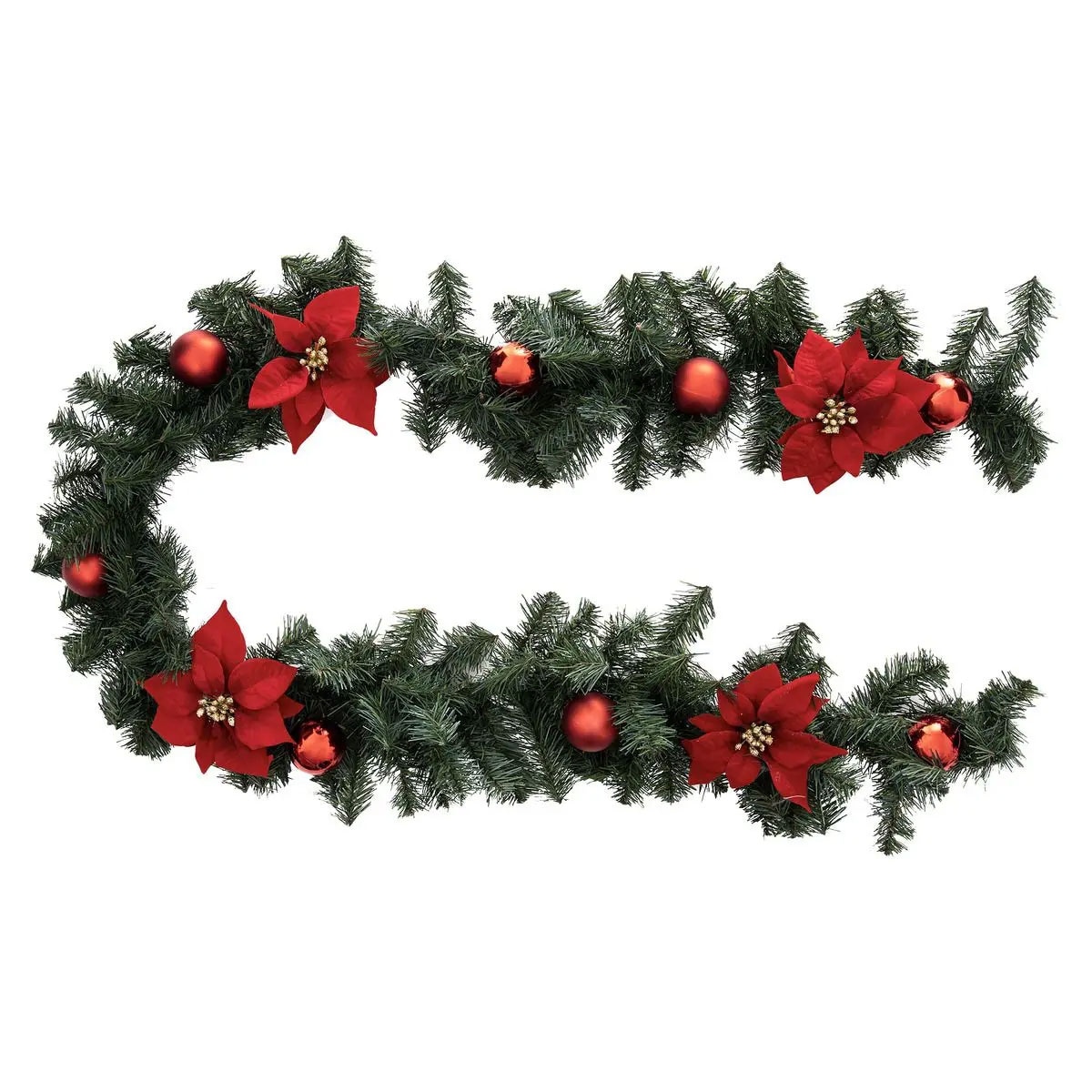 Girlanda świąteczna POINSETTIA