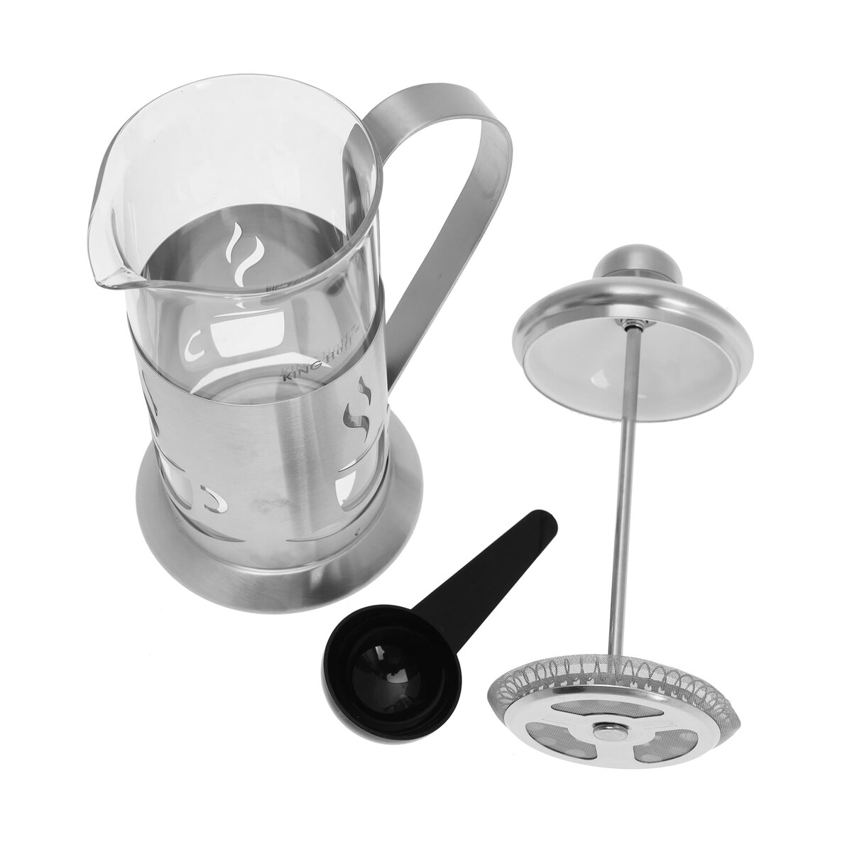 Zaparzacz tłokowy do herbaty kawy french press 350ml KINGHOFF