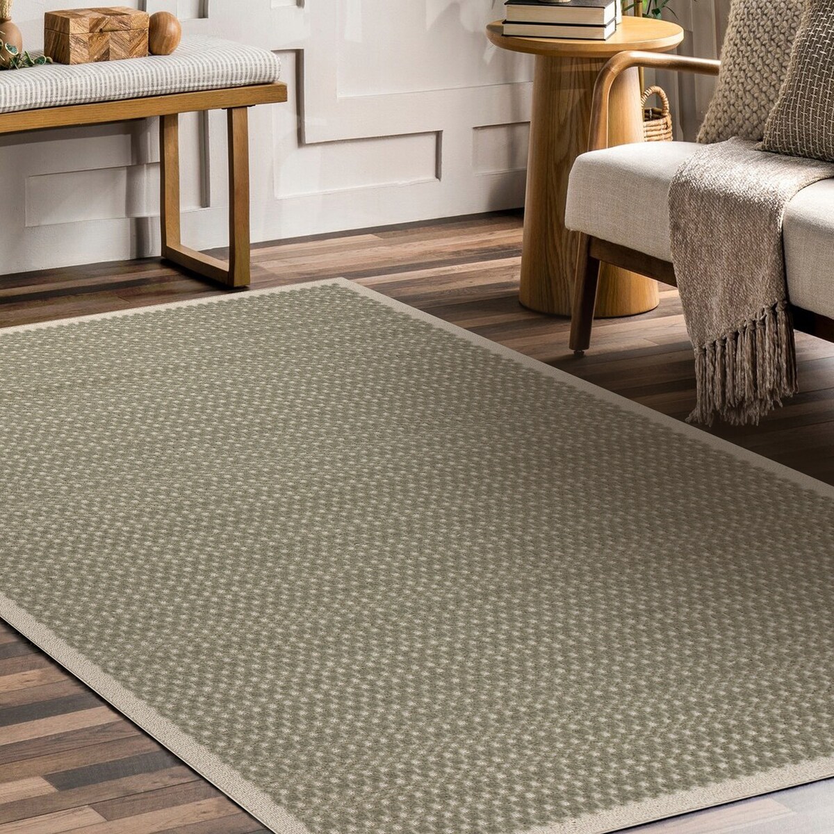 Dywan FLUX 461.139.SA400 wełniany OSTA - 60x120 cm