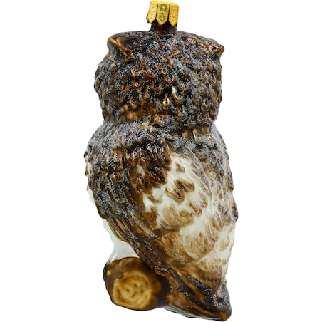 Bombka choinkowa: Sówka: brązowa