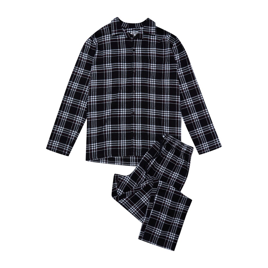 Piżama Honor 2 41943-99X Czarna Czarny, L