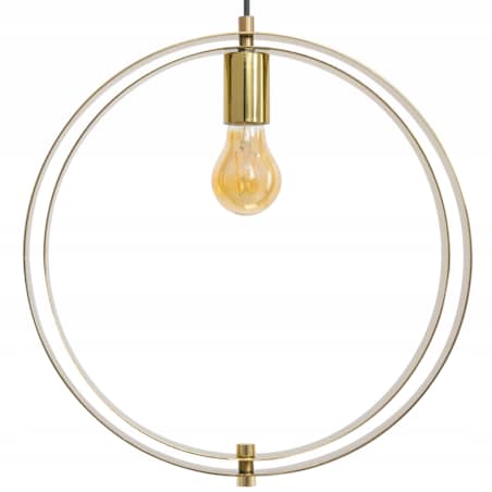 Lampa Sufitowa Wisząca Złota Gold Ring Obręcze