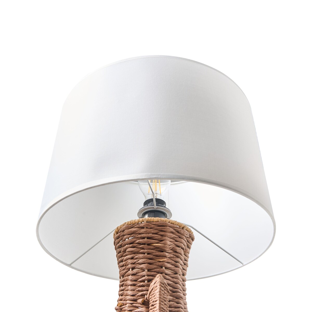 Lampa stołowa RENARD Papierowa plecionka Naturalny