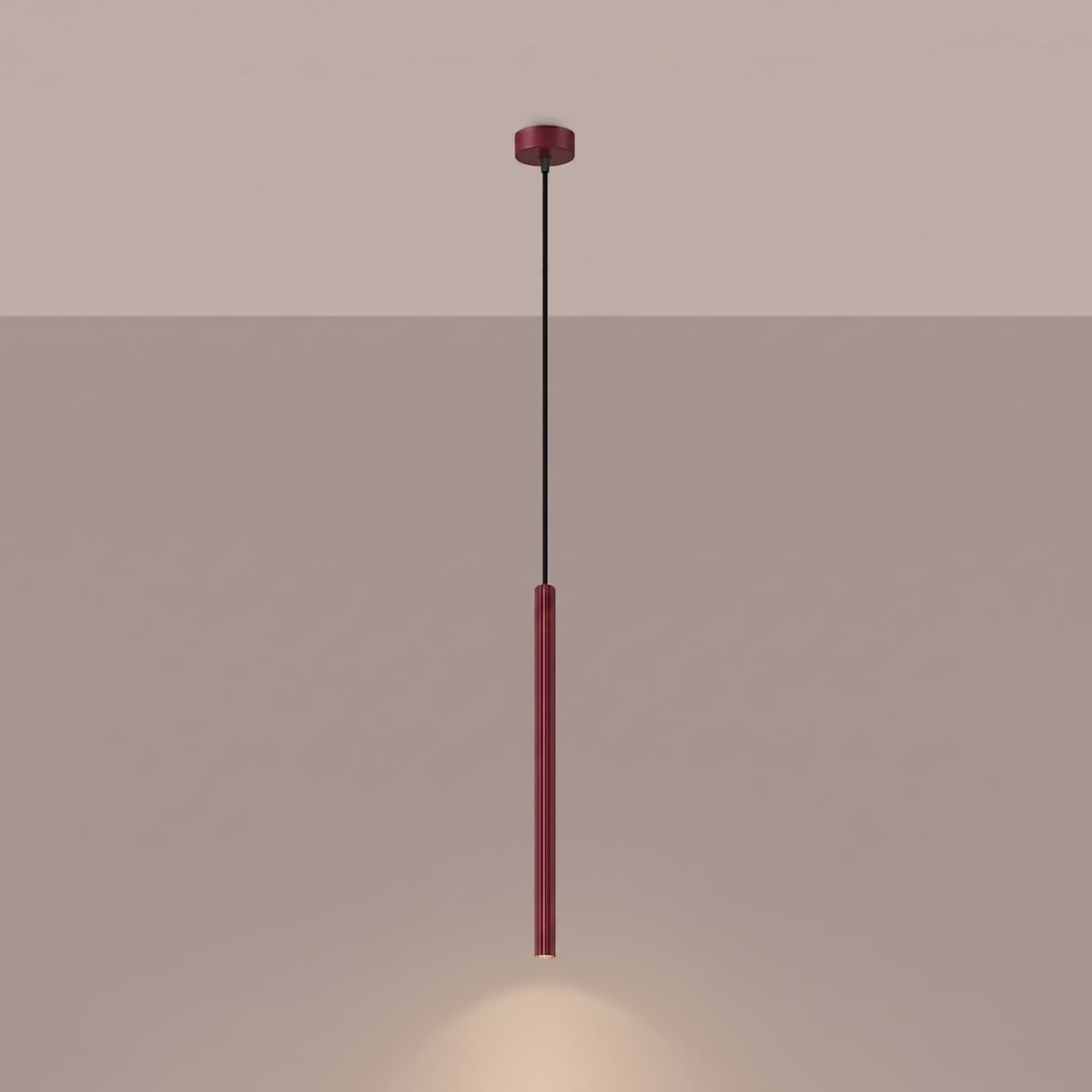 Lampa wisząca ARCHE 1 burgund