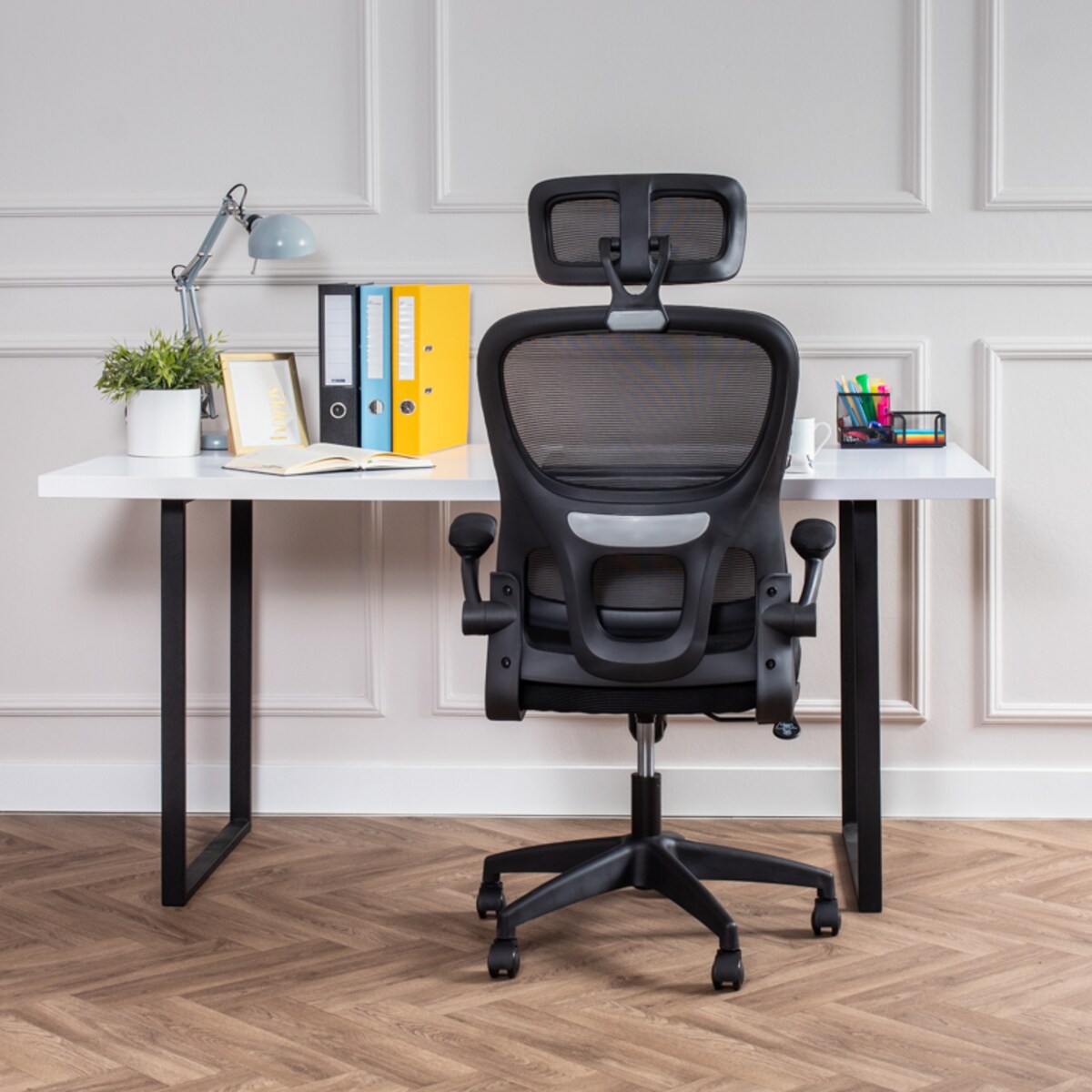 Fotel biurowy krzesło obrotowe regulowane ergonomiczne K20 do biurka