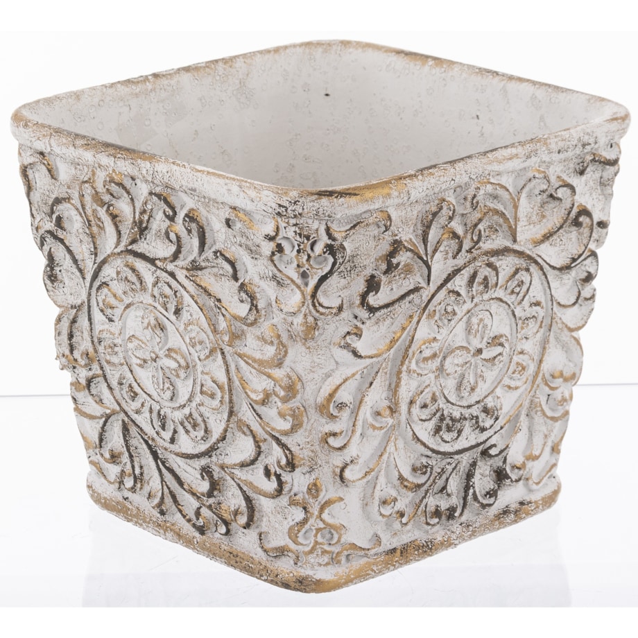 Osłonka cementowa 15x18,5x18,5 cm ANTIC