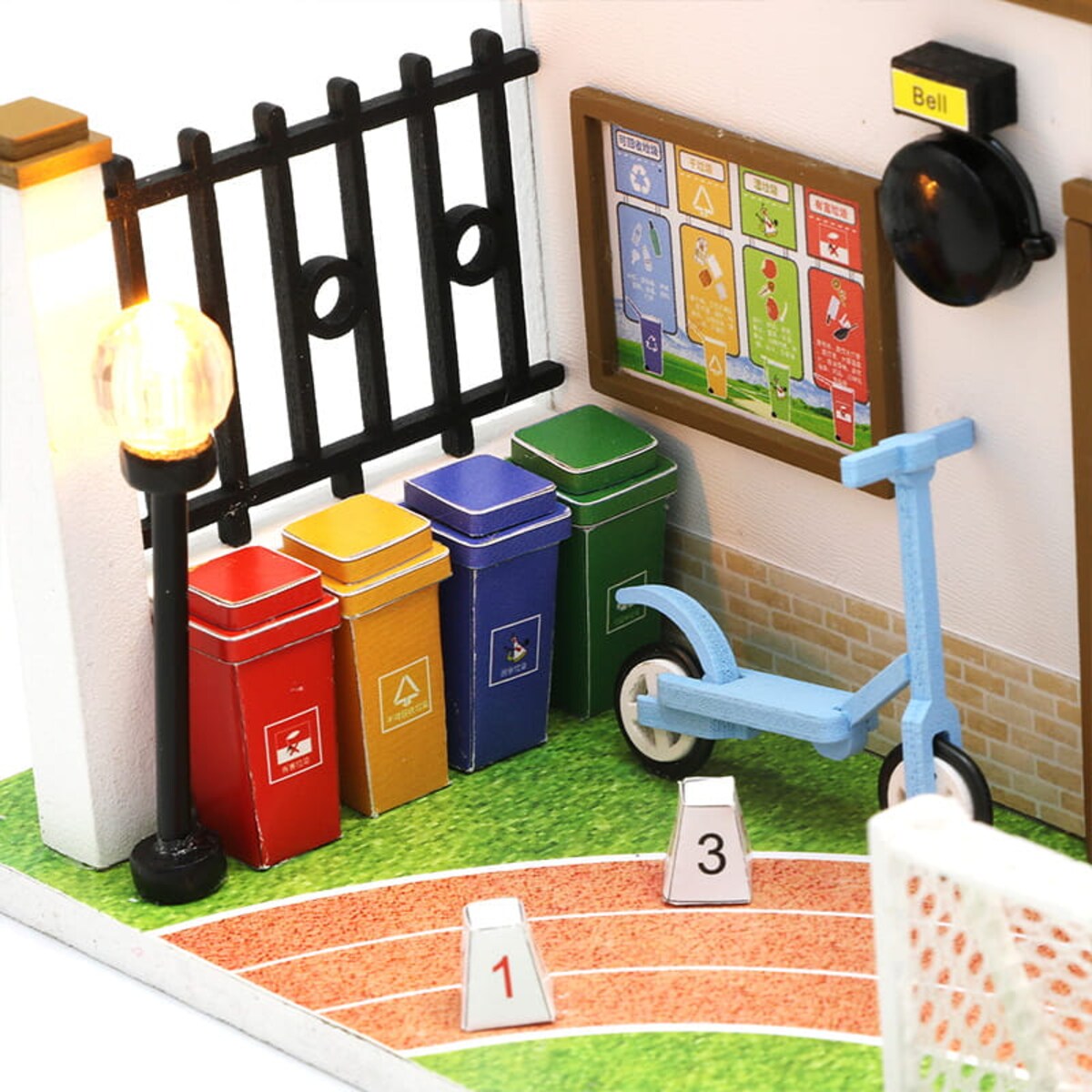 Miniaturowy domek - Wesoła szkoła