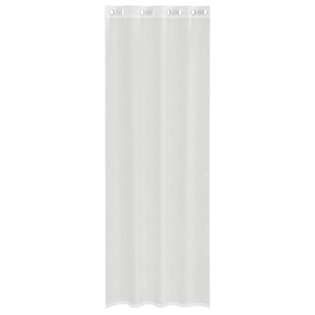 vidaXL Zasłony woalowe z przelotkami 2 szt. białe