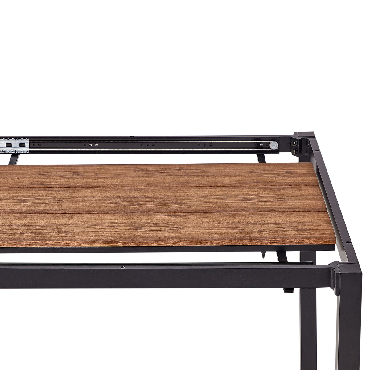 Stół ogrodowy rozkładany TOFANE 198/248 cm 90 cm Brązowy